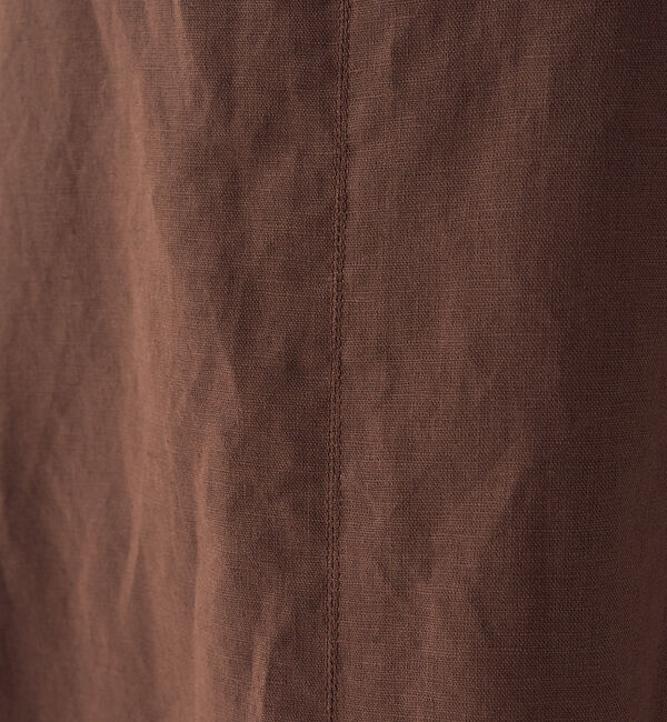 Rouge vif「麻混ノースリーブ 後ろタックワンピース」|ワンピース|