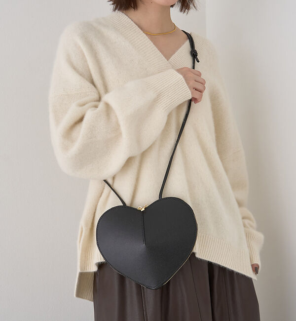 Rouge vif「【AULENTTI/オウレンティ】ハート型ポシェット」|ショルダー・メッセンジャー|
