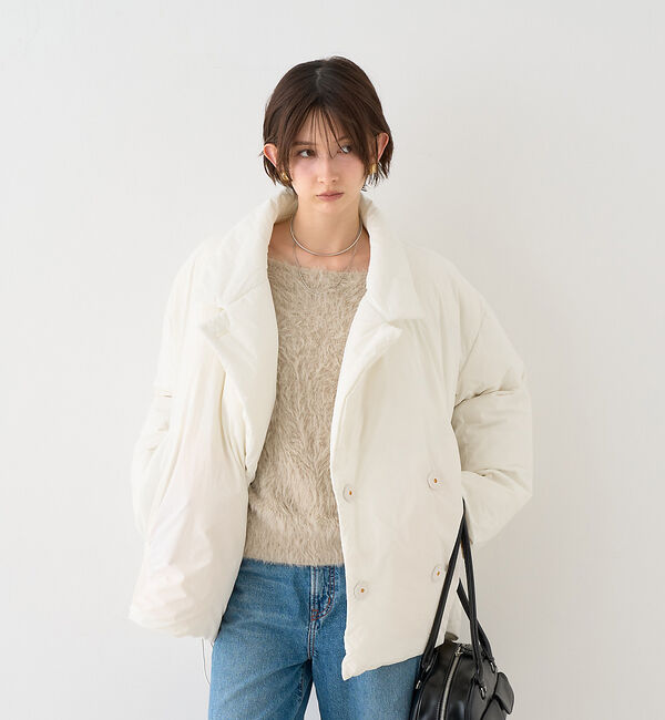 Rouge vif「【一部店舗限定】コクーンミドルダウンジャケット / コート」|ダウン|