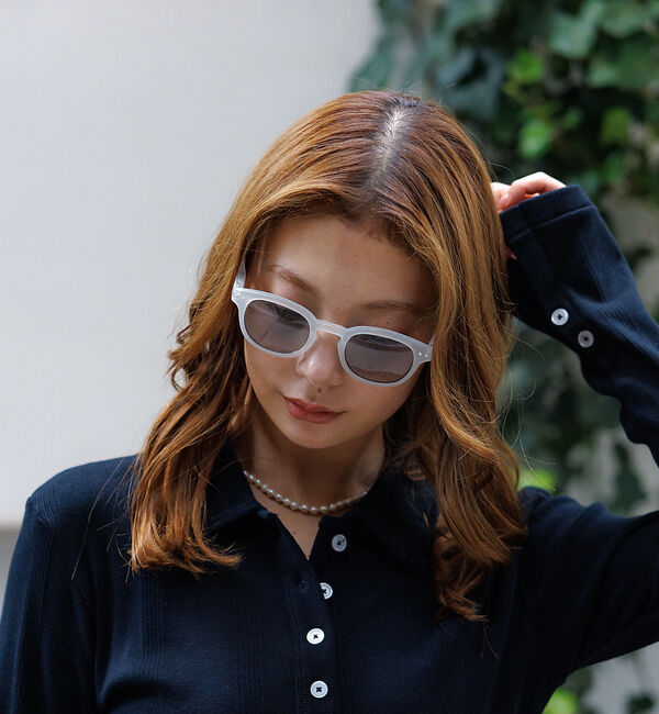 Rouge vif「【IZIPIZI/イジピジ】サングラス/SUN/Old Leather/Moon」|メガネ|