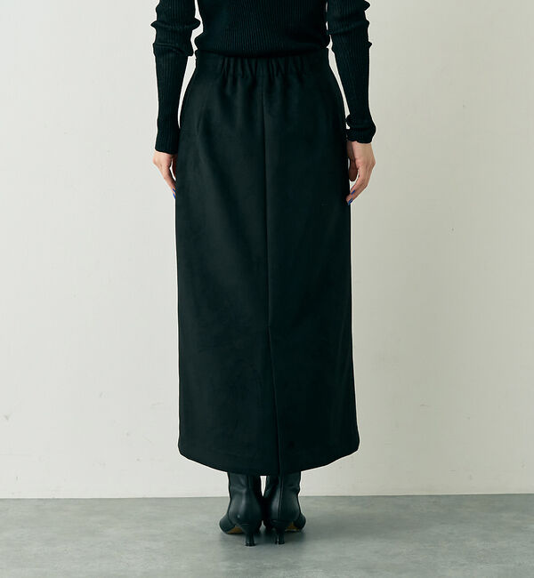 Rouge vif「フェイクスウェードストレッチタイトスカート/ナロースカート」|スカート|