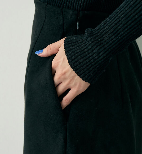 Rouge vif「フェイクスウェードストレッチタイトスカート/ナロースカート」|スカート|