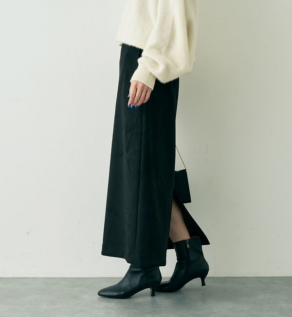 Rouge vif「フェイクスウェードストレッチタイトスカート/ナロースカート」|スカート|