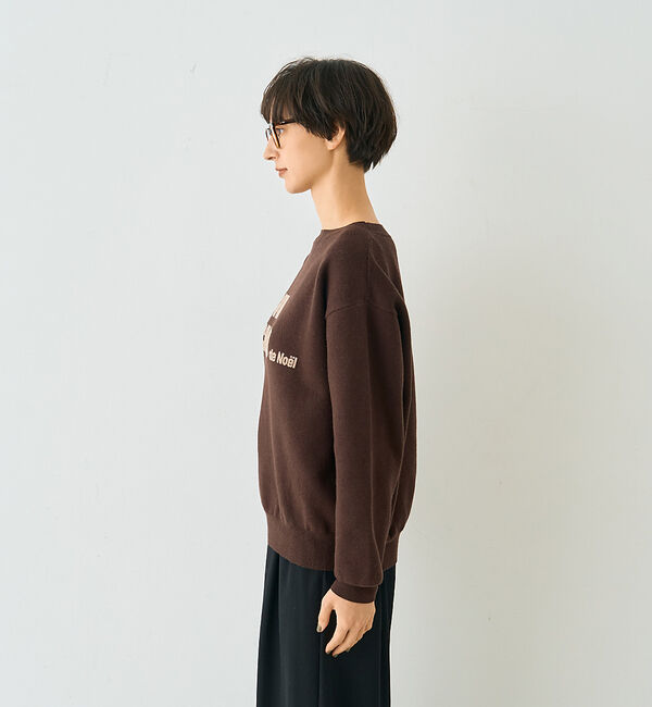 Rouge vif「ノエルロゴニットプルオーバー」|ニット・セーター|