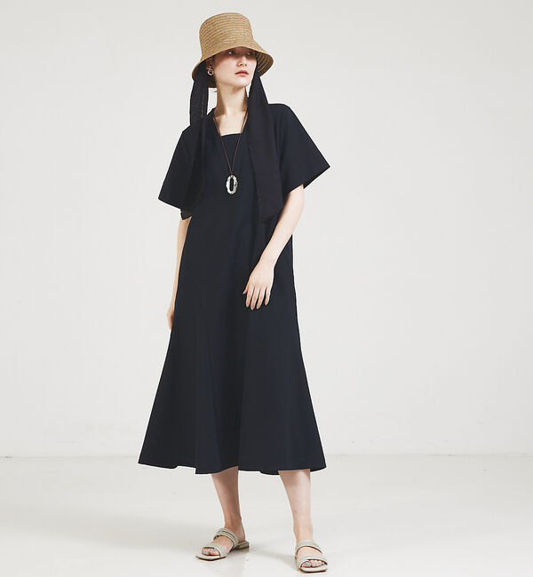 qualite「Vネックマーメイドワンピース」|ワンピース|