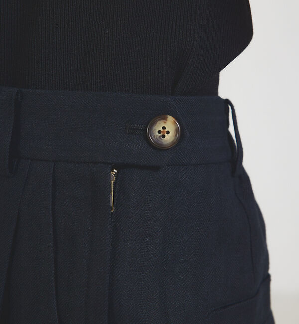 qualite「【セットアップ対応】ランダムヘリンボーンリネンパンツ」|その他|