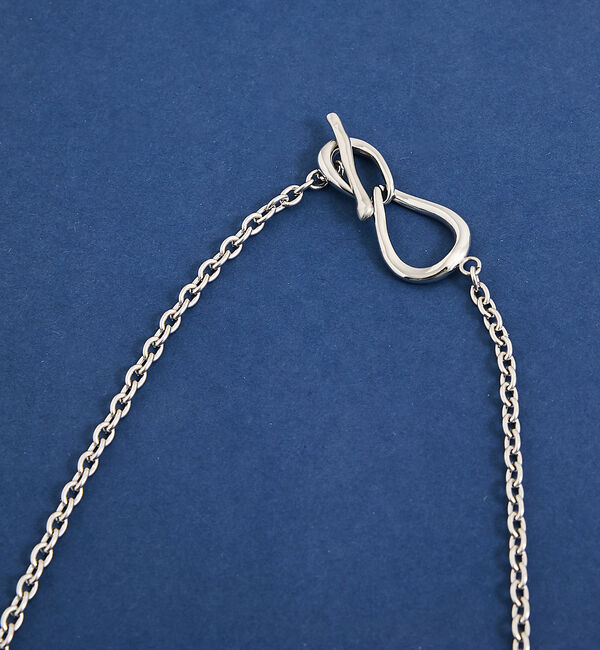 qualite「ステンレスロングレーンラリエット」|ネックレス|