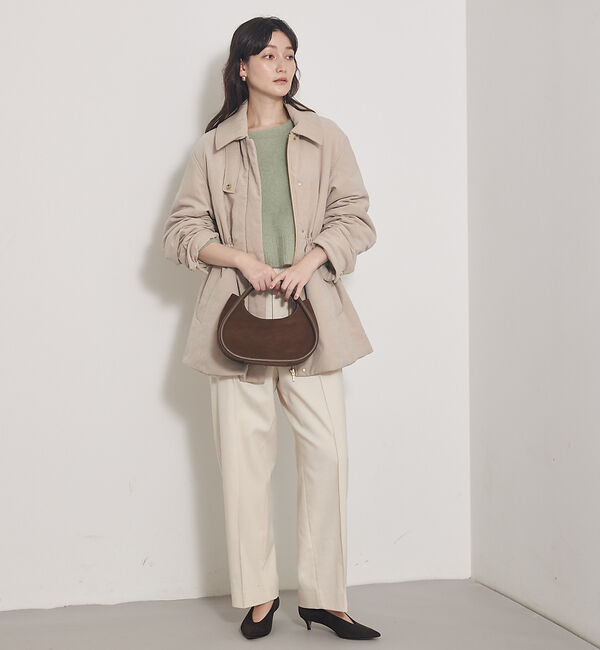 qualite「【Oggi 掲載】ツイルピンタックパンツ」|その他|