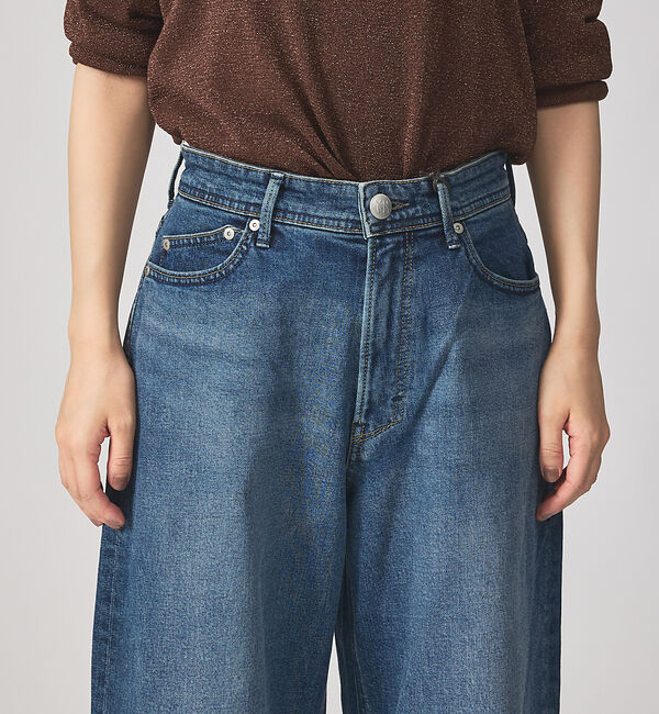 qualite「【YANUK】KATE (Loose Buggy) ワイドデニム」|デニム|