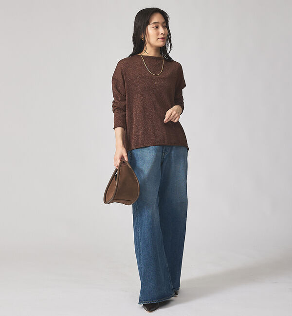 qualite「【YANUK】KATE (Loose Buggy) ワイドデニム」|デニム|