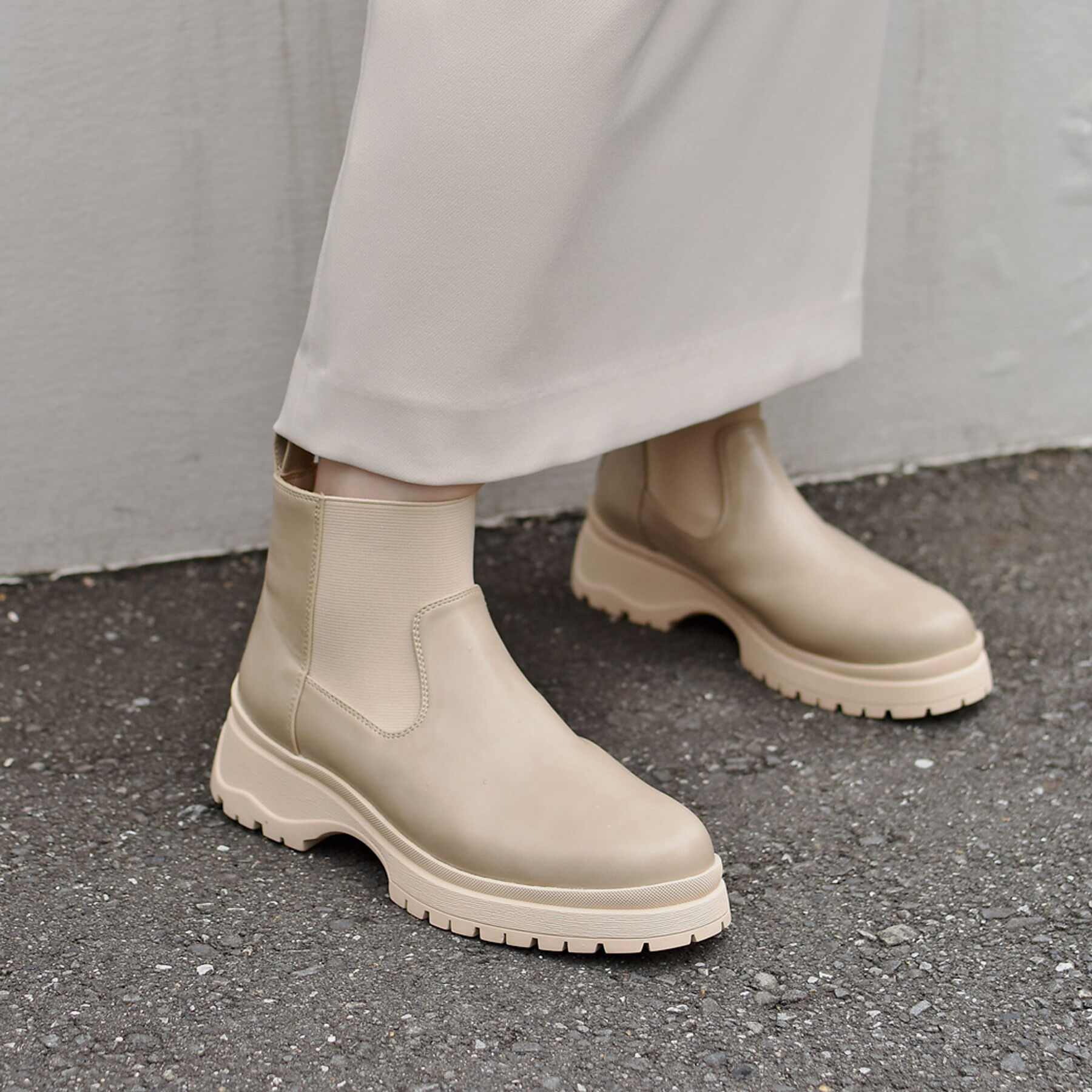 AU BANNISTER「【LAROUTE】サイドゴアブーツスニーカー」|ショートブーツ|