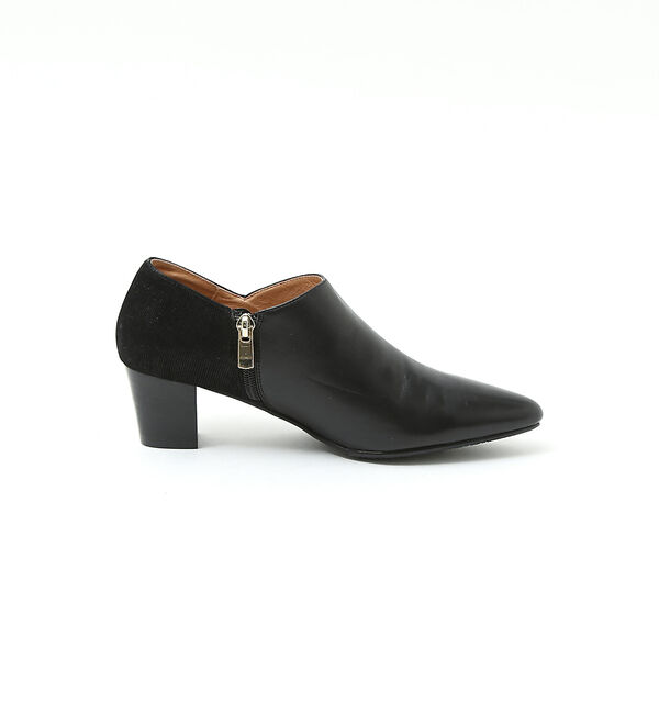 AU BANNISTER「【スノーソール】切り替しブーティー」|ショートブーツ|