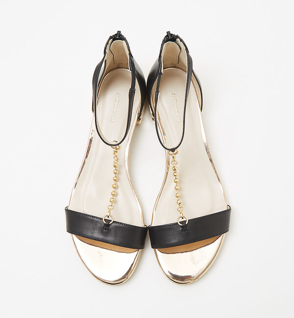 AU BANNISTER「ボールチェーンネックバンドサンダル」|サンダル|