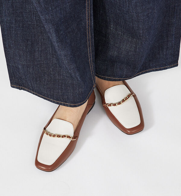 AU BANNISTER「バブーシュビットモカスクエアトゥ ローファー」|ローファー|