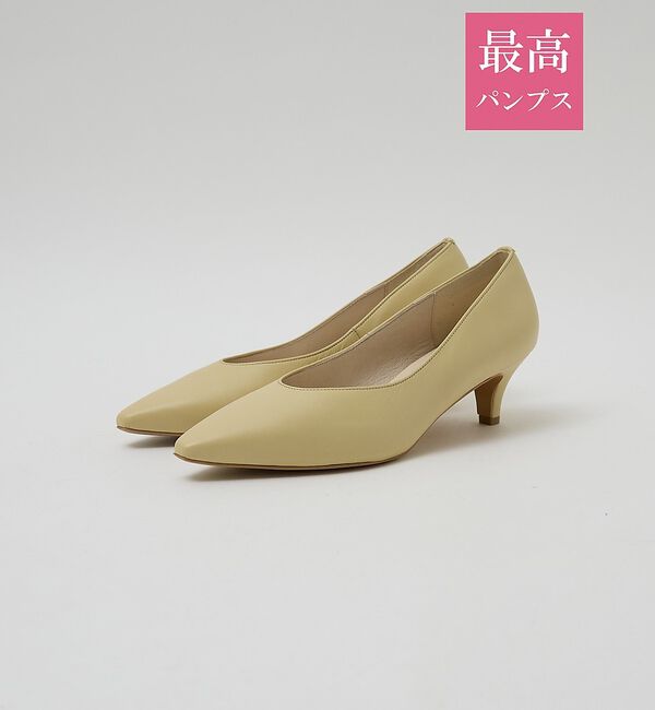 AU BANNISTER「【最高パンプス/5cmヒール】美脚&times;快適 パンプス」|パンプス|クリーム