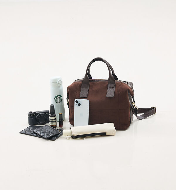 LOWELL things「Velu / 2WAYスエードボストンバッグ」|ボストンバッグ|