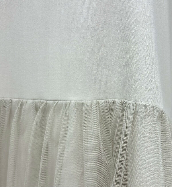 abahouse mavie「【エニデイカセット】チュールペプラムブラウス」|シャツ・ブラウス|