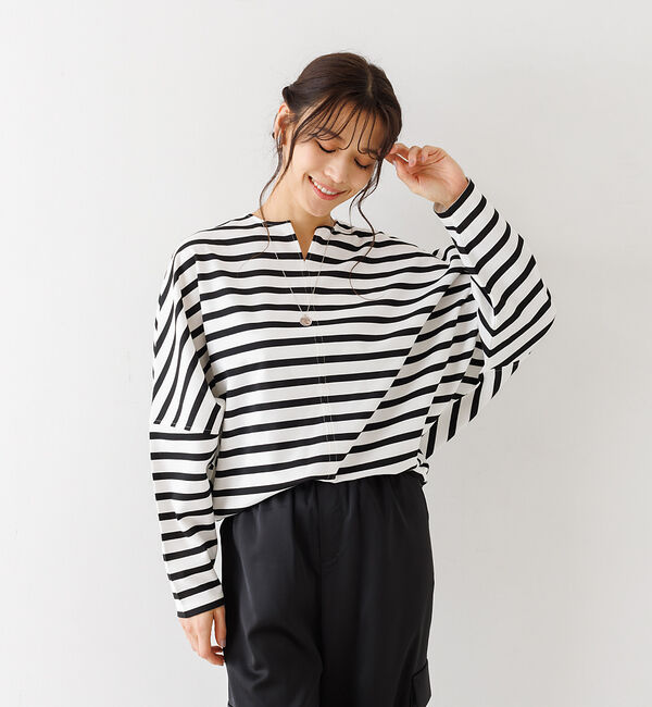 abahouse mavie「ライトダンボールドルマンプルオーバー」|スウェット・ジャージ|