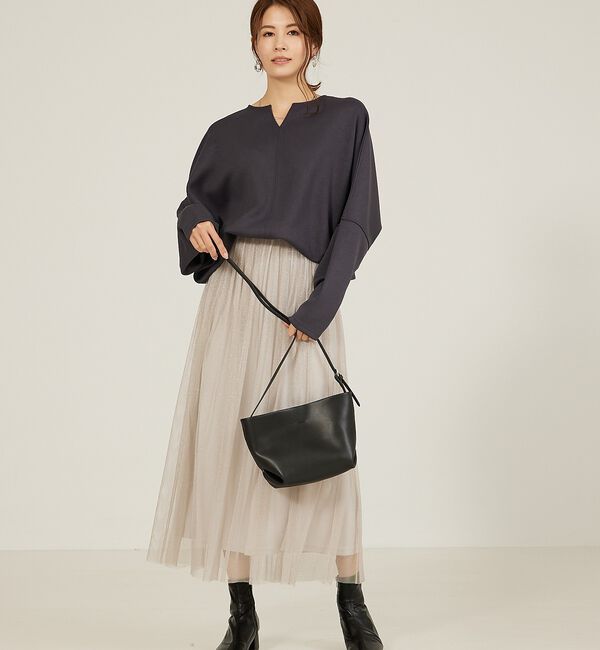 abahouse mavie「ライトダンボールドルマンプルオーバー」|スウェット・ジャージ|