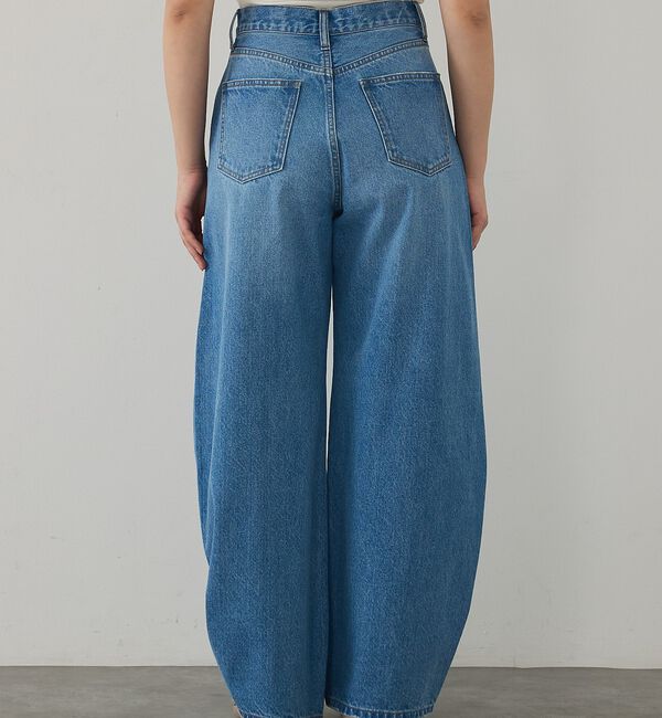 abahouse mavie「【GISELe 4月号掲載】ウォッシュドバレルジーンズ」|デニム|