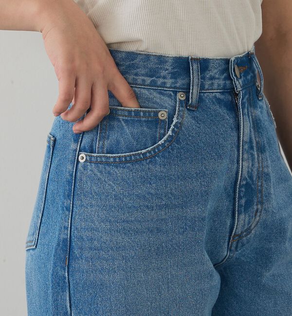 abahouse mavie「【GISELe 4月号掲載】ウォッシュドバレルジーンズ」|デニム|