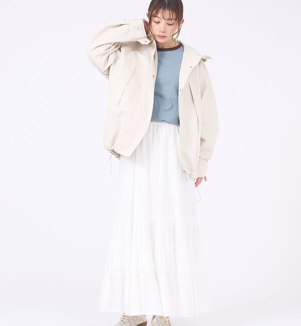 abahouse mavie「【春アウター】フーデッドブルゾン」|ブルゾン・スタジャン|