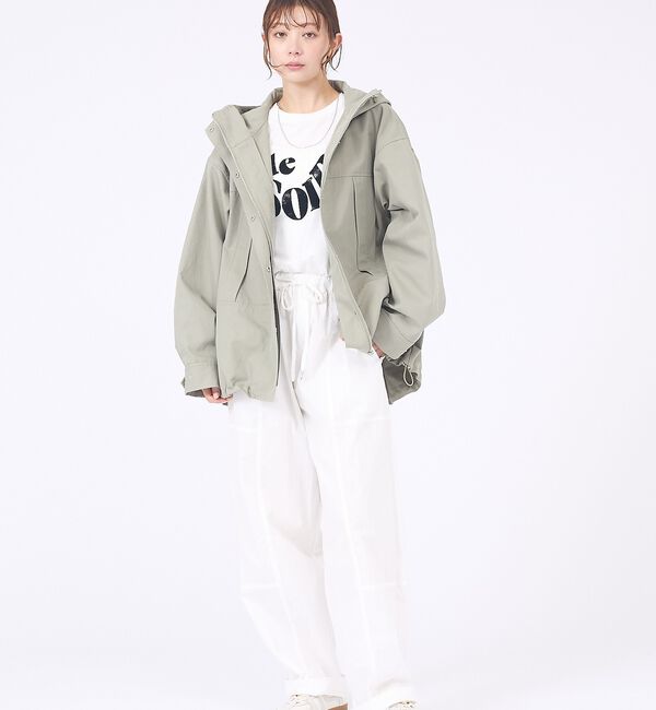 abahouse mavie「【春アウター】フーデッドブルゾン」|ブルゾン・スタジャン|