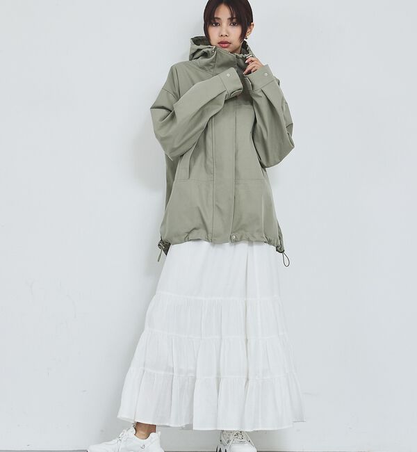 abahouse mavie「【春アウター】フーデッドブルゾン」|ブルゾン・スタジャン|