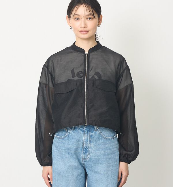 abahouse mavie「【サッと羽織れる】シアーブルゾン【予約】」|ブルゾン・スタジャン|