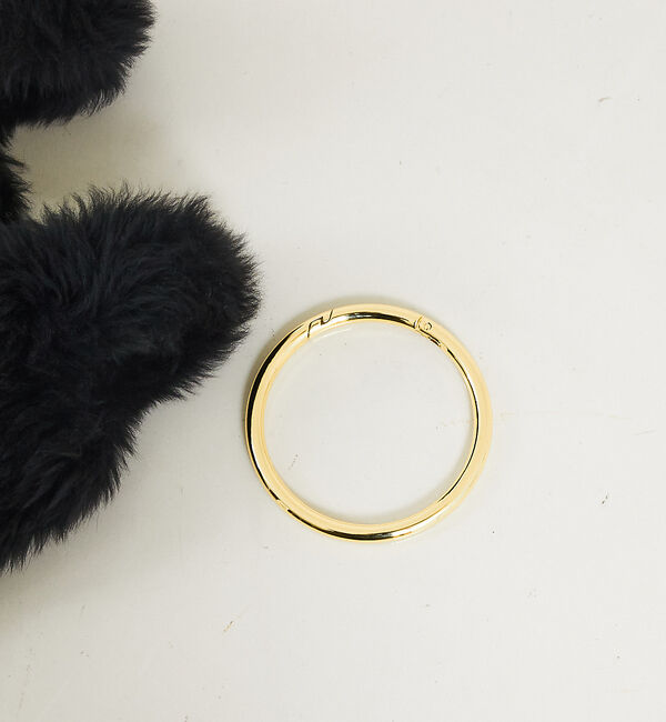 The Store by C' 「【CARUS】GOLD RING FUR BAG／ゴールドリングファーバッグ」|ハンドバッグ|