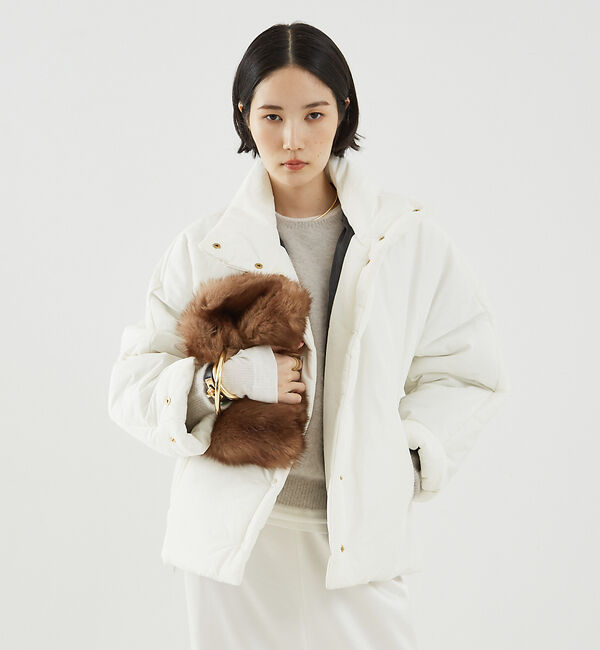 The Store by C' 「【CARUS】GOLD RING FUR BAG／ゴールドリングファーバッグ」|ハンドバッグ|