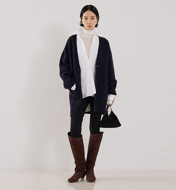 The Store by C' 「【TOTEME】BEVEL SUEDE WRISTLET／スエードバッグ」|ハンドバッグ|