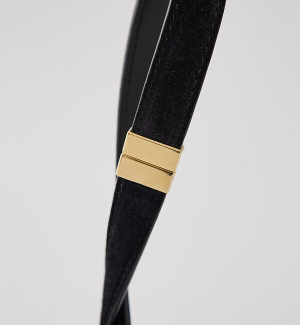 The Store by C' 「【TOTEME】BEVEL SUEDE WRISTLET／スエードバッグ」|ハンドバッグ|