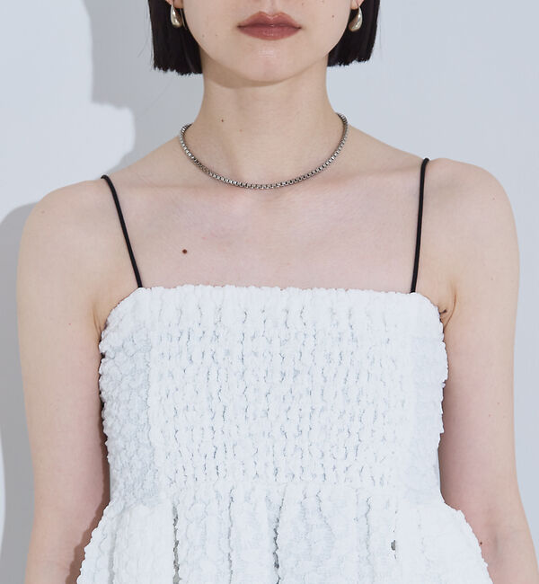 NOMINE「ふくれ ジャガード ビスチェ キャミソール」|キャミソール|