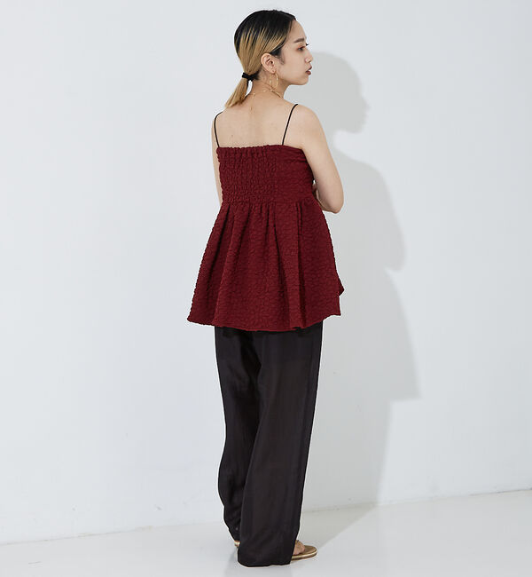 NOMINE「ふくれ ジャガード ビスチェ キャミソール」|キャミソール|