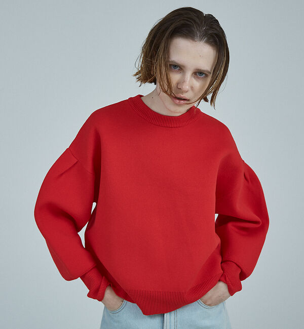 NOMINE「プレーティングニット」|ニット・セーター|レッド