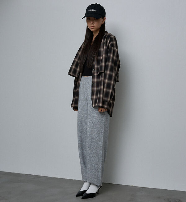 NOMINE「【セットアップ/ユニセックス】スウェットライク ニットパンツ」|その他|