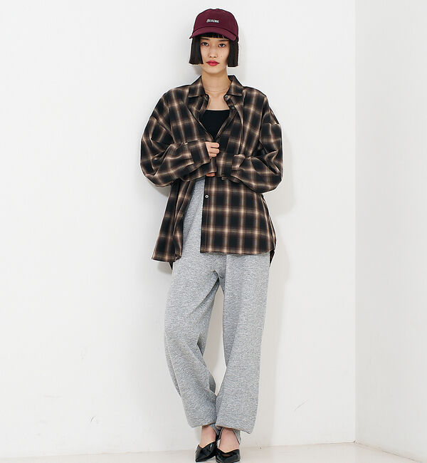 NOMINE「【セットアップ/ユニセックス】スウェットライク ニットパンツ」|その他|