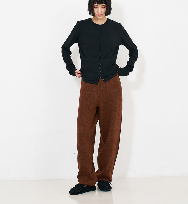 NOMINE「【セットアップ/ユニセックス】スウェットライク ニットパンツ」|その他|