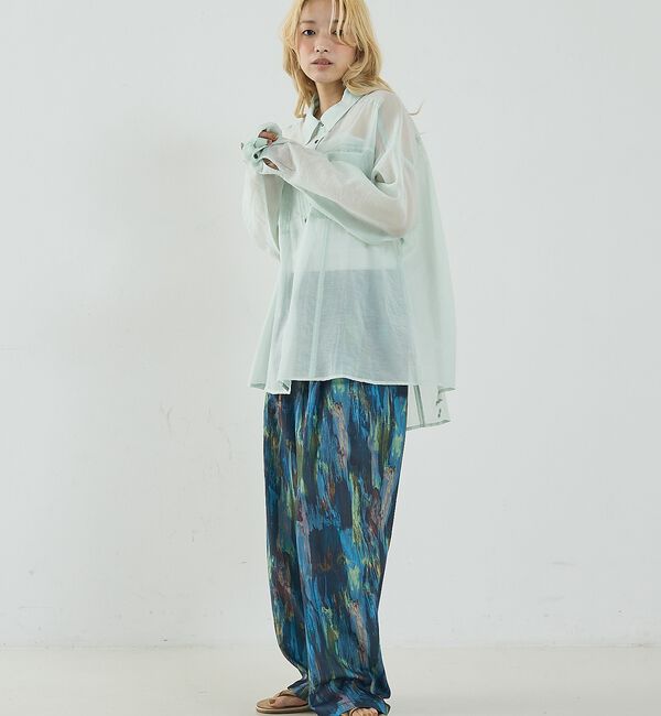 NOMINE「オーバーサイズ シアーシャツ」|シャツ・ブラウス|