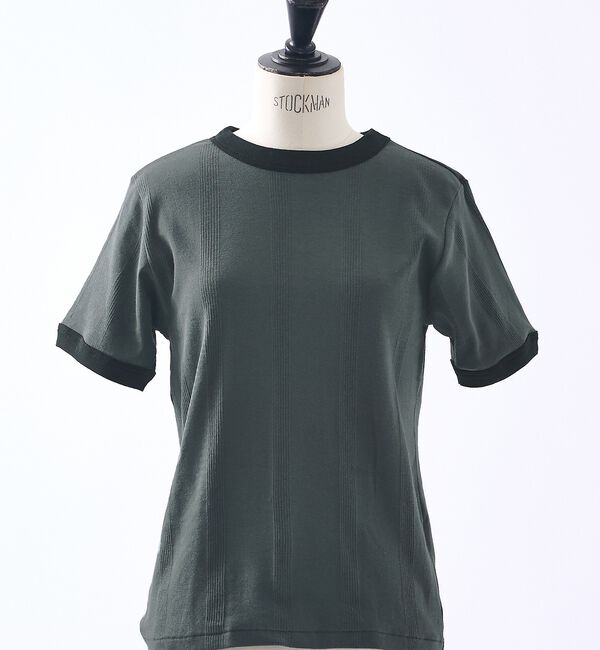 NOMINE「【Robert P. Miller】パネル リブ ハーフスリーブ/半袖 Tシャツ」|Tシャツ・カットソー|