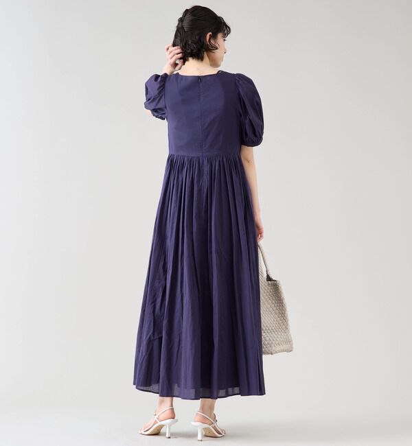 TIARA「【MARIHA/マリハ】夏のレディのパフスリーブドレス」|ワンピース|