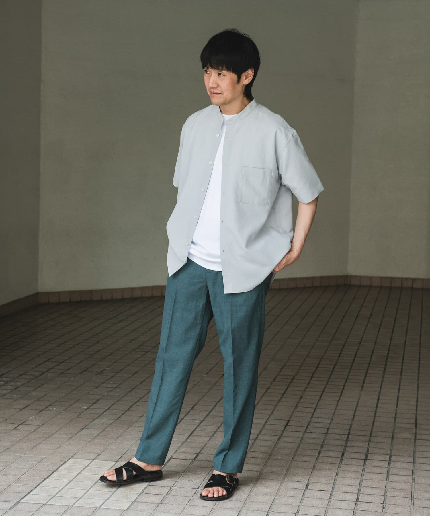 URBAN RESEARCH DOORS「『UR TECH DRYLUXE』『イージーケア/速乾/UVカット』テーパードパンツ」|その他|