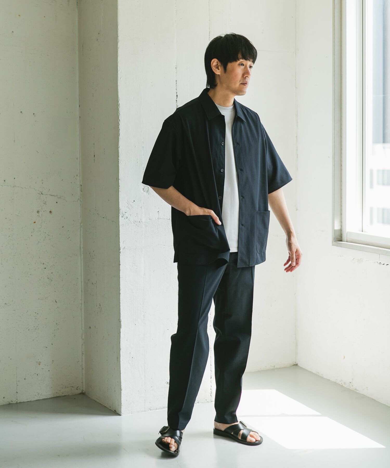 URBAN RESEARCH DOORS「『UR TECH DRYLUXE』『イージーケア/速乾/UVカット』テーパードパンツ」|その他|