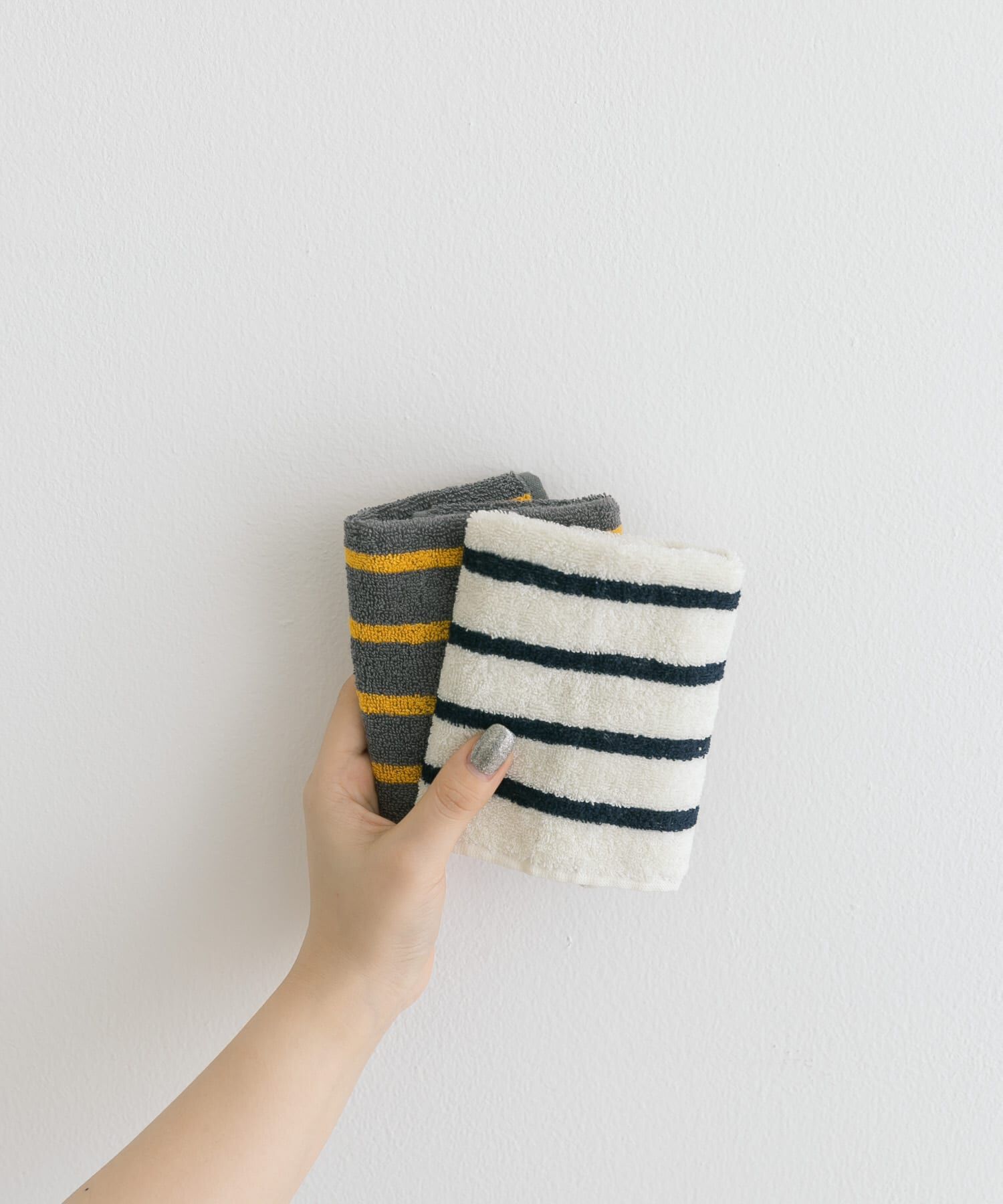 URBAN RESEARCH「『UR TECH』ボーダー ハンドタオル」|タオル|