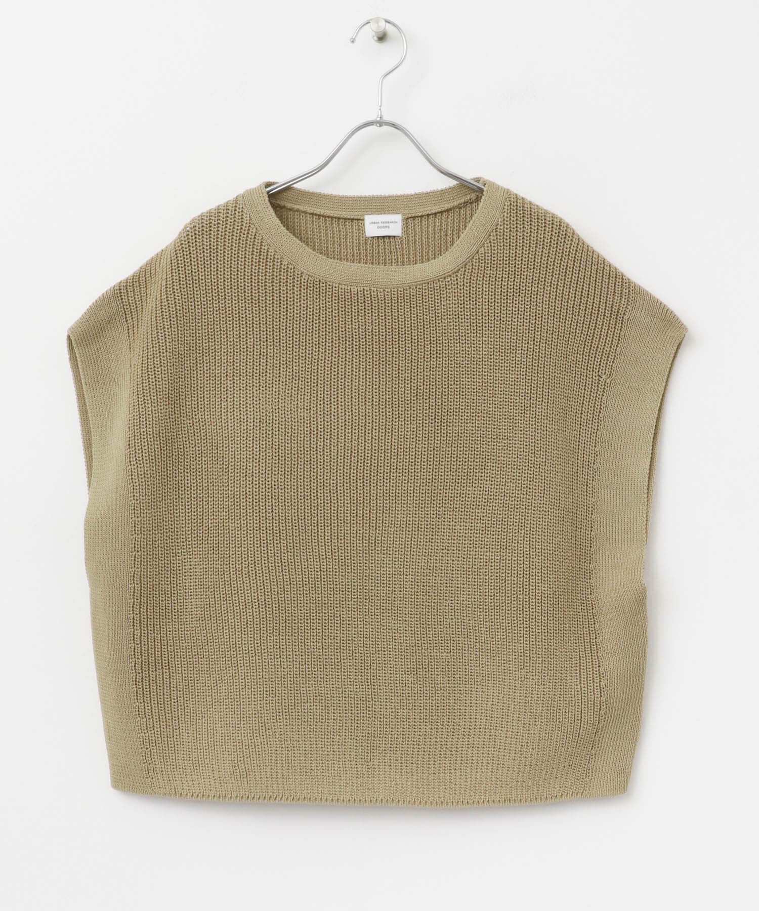 URBAN RESEARCH DOORS「リネンライクニットプルオーバー」|ニット・セーター|