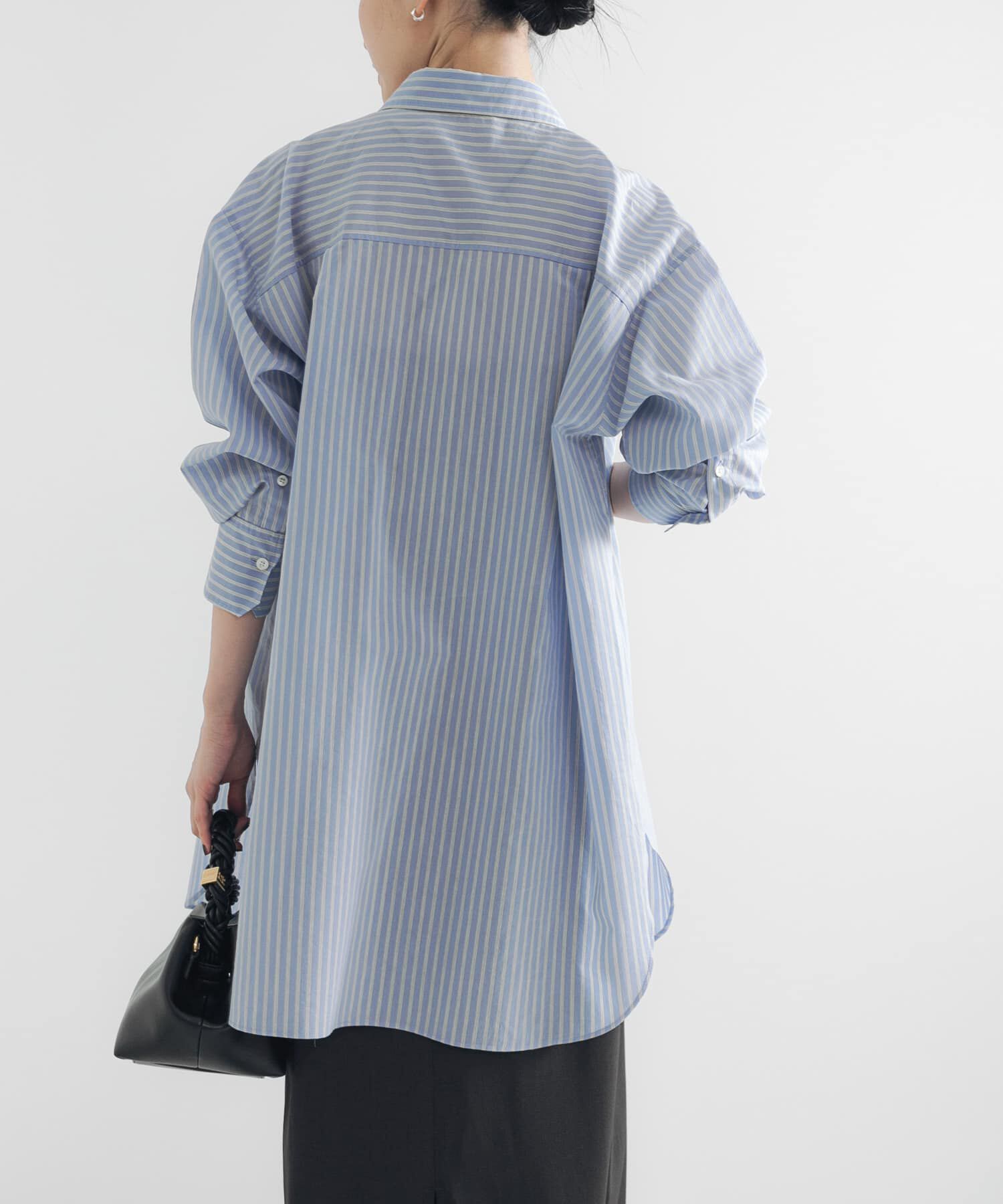 URBAN RESEARCH「シルクコットンロングシャツ」|シャツ・ブラウス|