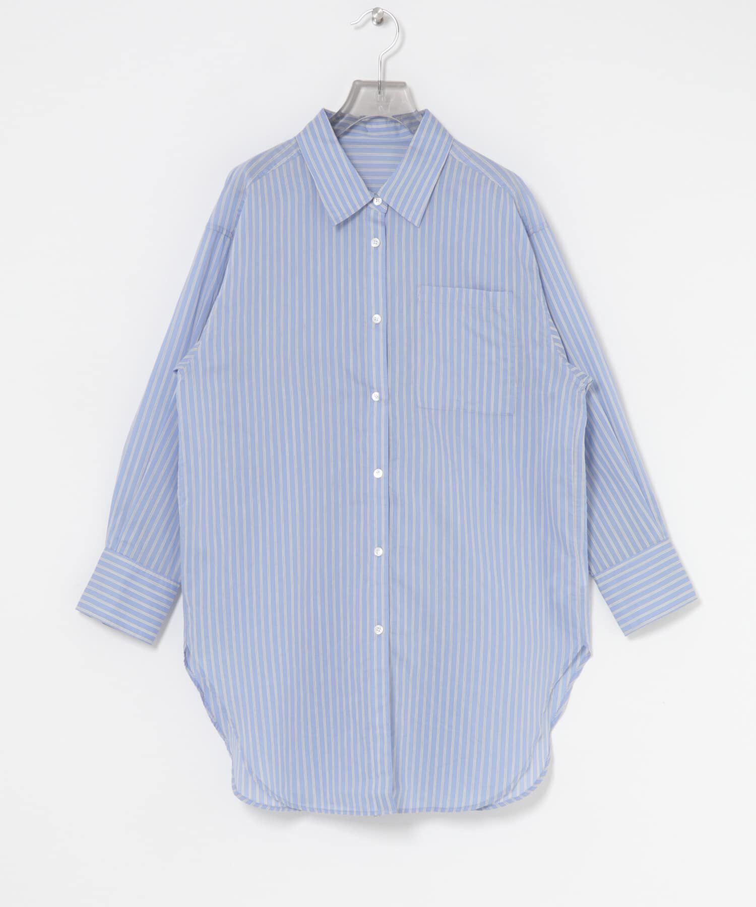 URBAN RESEARCH「シルクコットンロングシャツ」|シャツ・ブラウス|