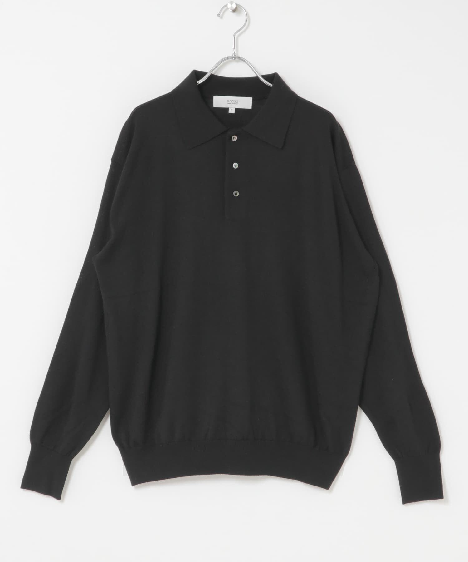 URBAN RESEARCH ROSSO「イタリア糸メリノウールニットポロシャツ」|ニット・セーター|