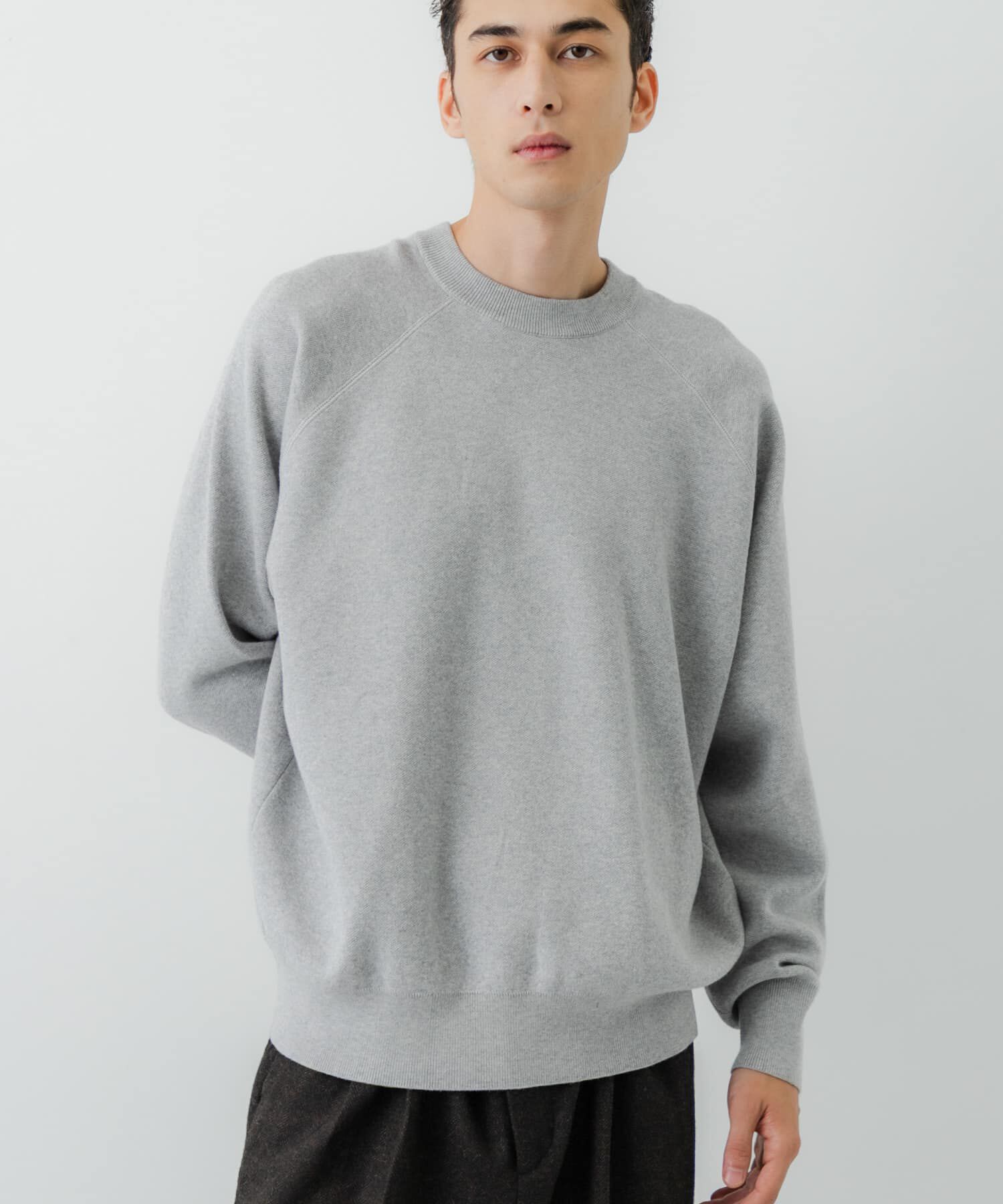 URBAN RESEARCH「綿カシミヤスウェットニット」|ニット・セーター|